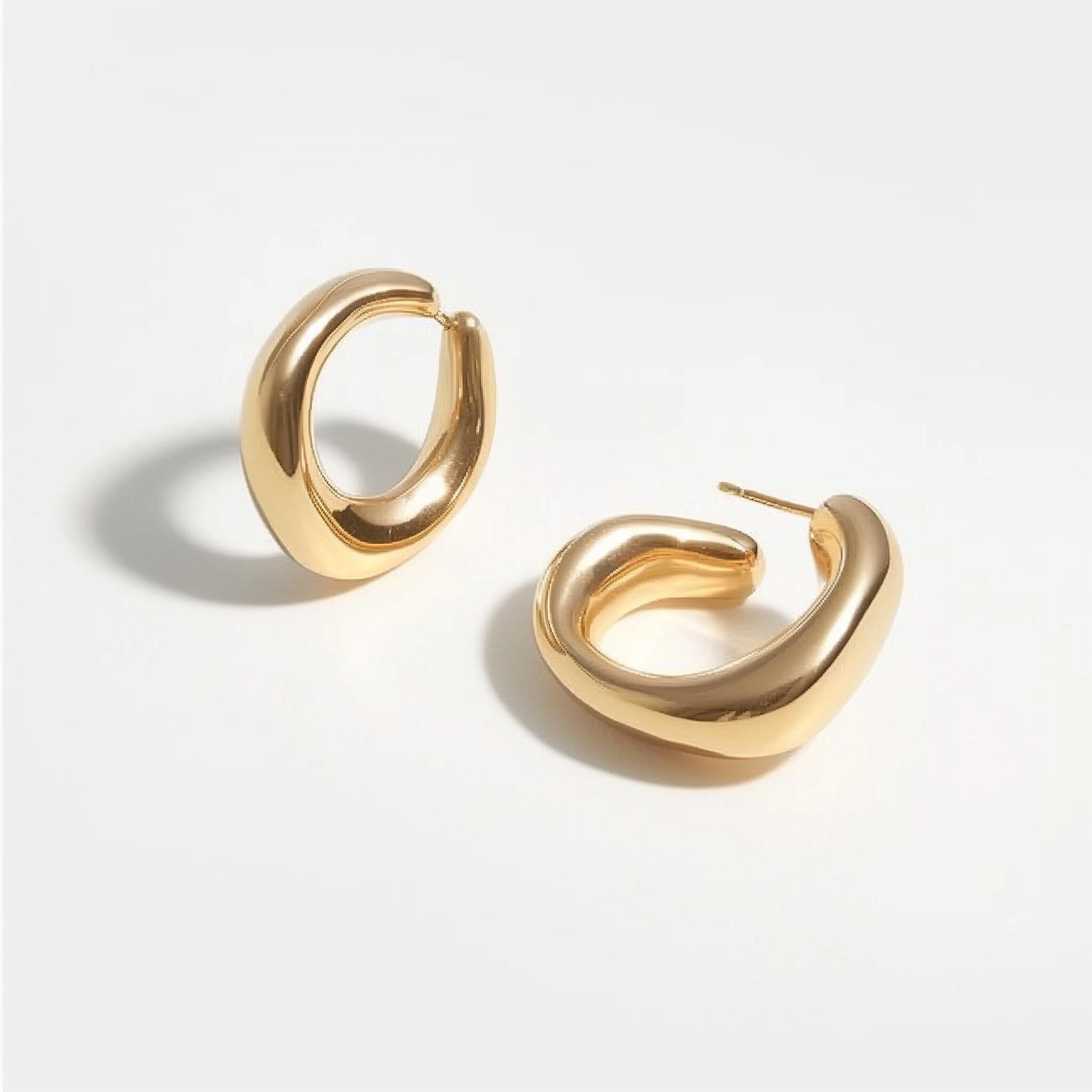 22kt gold earrings